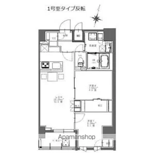 SーRESIDENCE北千住REIZ【12階】の間取り