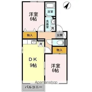ウィルモアT【1階】の間取り