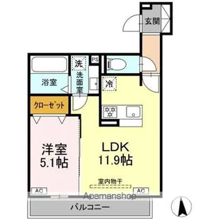 AMABILE【3階】の間取り