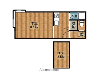 AMS文京台南町Ⅲ【202号室】の間取り