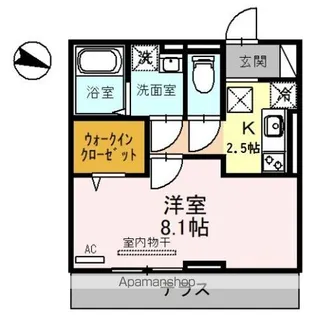プルメリア【1階】の間取り