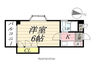 パークイン鶴見【4階】の間取り