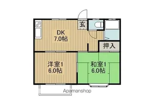 エスポワール(宮川)【1階】の間取り