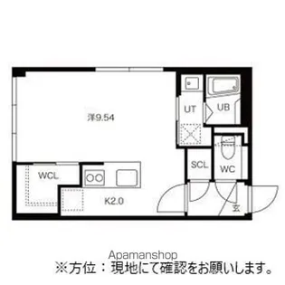 ブランコ新札幌【401号室】の間取り