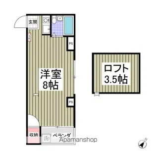 メルヘンハイツ城東【305号室】の間取り