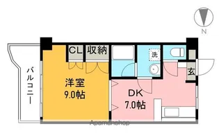 ドリームハウスⅢ【4階】の間取り