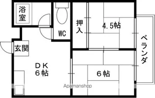 ロイヤルハイツ新庄【2階】の間取り