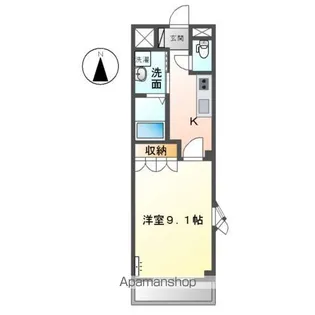 シエル・K【2階】の間取り