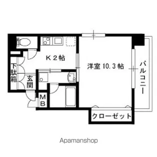 エスティ・ロアール神戸西【9階】の間取り
