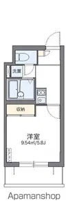 レオパレスアザレア【1階】の間取り