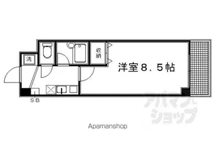 クレアーレ武者小路【505号室】の間取り
