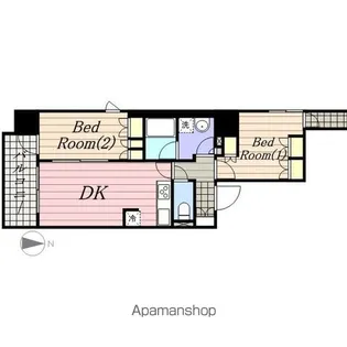 パークアクシス新御徒町EAST【4階】の間取り