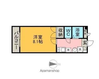 セフィラ・D【2階】の間取り