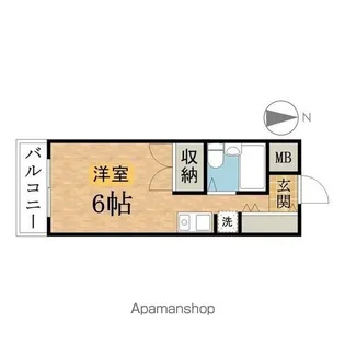 Jヒルズ【202号室】の間取り