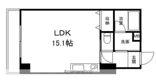 セリシア蟻ヶ崎【405号室】の間取り