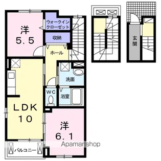 イエ フェリーチェ【3階】の間取り