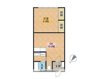 平成ハイツ【205号室】の間取り