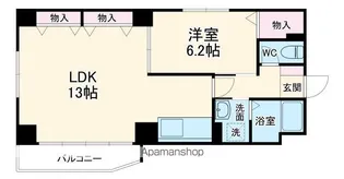 ソルトシティ浜松【7階】の間取り