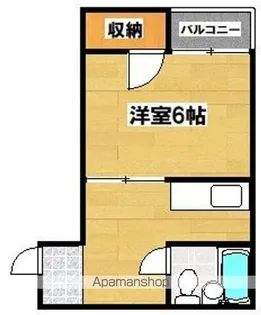 CABIN ABIKO WEST【4階】の間取り