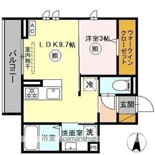 メゾングレイス【2階】の間取り