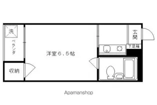 ハイネス花園【1-D号室】の間取り