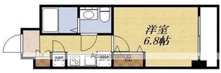 アドバンス江坂ラシュレ【13階】の間取り