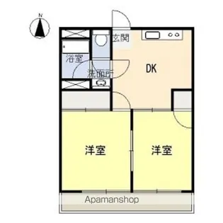 ハイネス名東【3階】の間取り