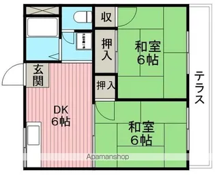 ヴィラカルム【1階】の間取り
