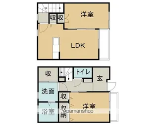 デュラカーサ・セーヌ勢子坊【1階】の間取り