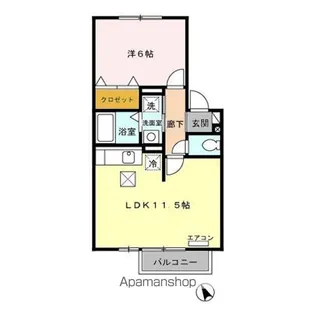 ユウ・カサグランデ【1階】の間取り