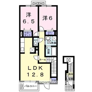 カーサブローテ【2階】の間取り