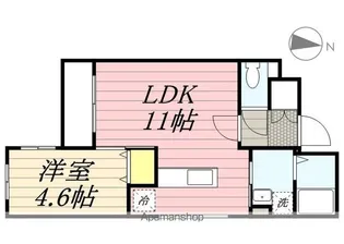 ロテュス1315【2階】の間取り