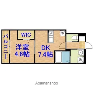 CLARTE葛城(クラルテカツラギ)【1階】の間取り