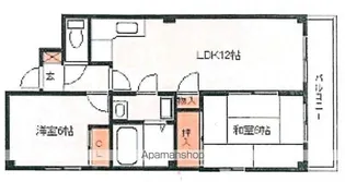 Nステージ庚午北【2階】の間取り