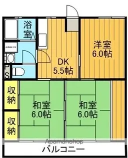 大成ハイツ【102号室】の間取り