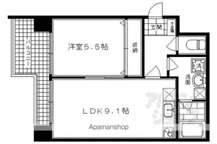 エターナルコート三条【306号室】の間取り