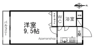グリーンパーク一葉【302号室】の間取り