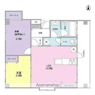 GRAND JETE キセラ川西【2階】の間取り