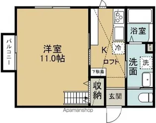 アネモネ【201号室】の間取り