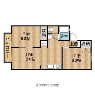 エクセル駿河台【2階】の間取り