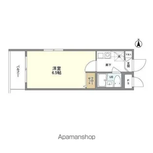 インプルーブ中野新橋【408号室】の間取り