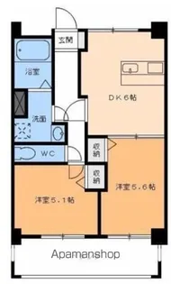 MINE古三津【2階】の間取り