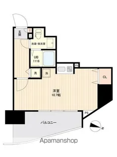 SIDE ONE【11階】の間取り