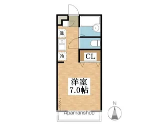 サニーヒル城南C棟【101号室】の間取り