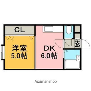 南麻生II【3階】の間取り