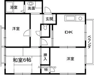 フレグランスアンナイA棟【202号室】の間取り