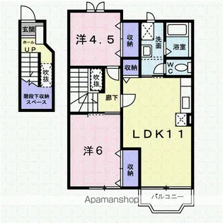 ファミーユ【2階】の間取り