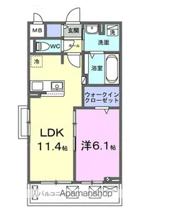 エメラ ファミーユ【2階】の間取り