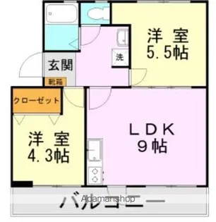 ピエーナ下南部【1階】の間取り