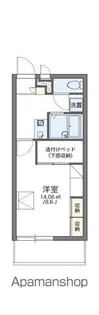 レオパレスノーブル【3階】の間取り